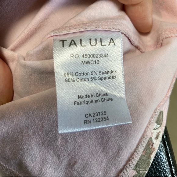 Aritzia Talula Pink Bustier Floral Tank Top Size S - Picture 8 of 10